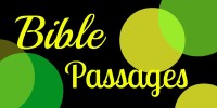 Bible Passages of the Week