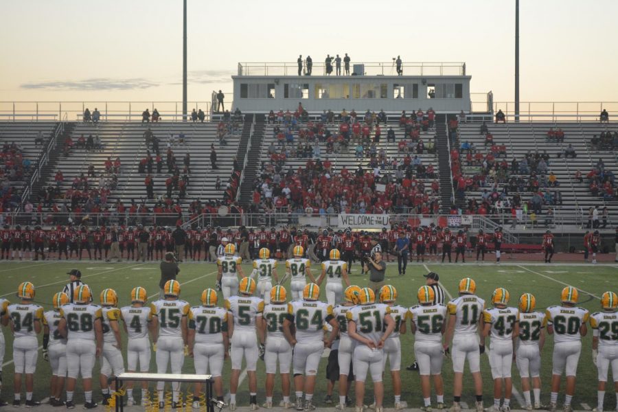 Captain Riggs Robben taking the field earlier this season