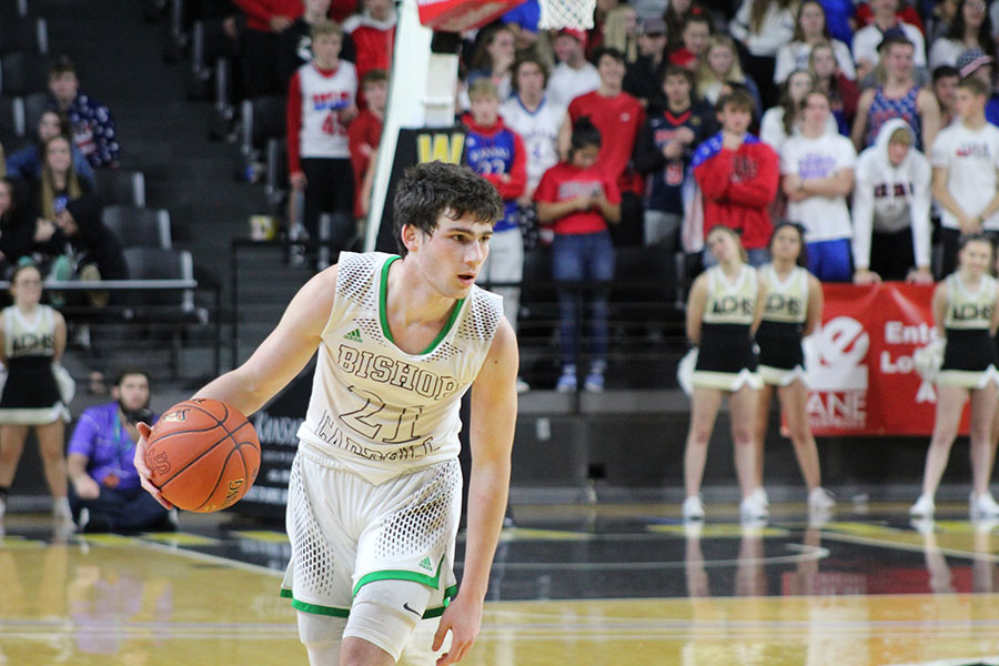 Tanner Mans will likely be a key player in tonights showdown with Kapaun. Photo by Reagan Smith.