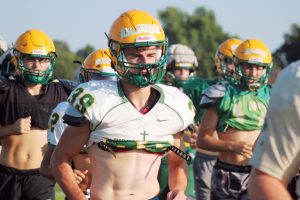 Bishop Carroll used last weeks scrimmage to prepare for tonights rivalry game at Northwest. Photo by Lilly Taylor. 